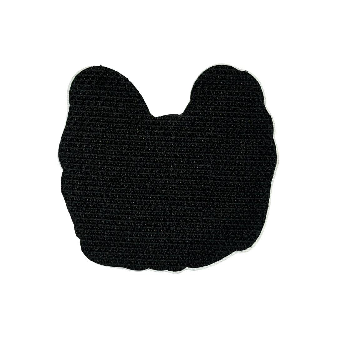 Dos velcro du patch logo chat MUZO