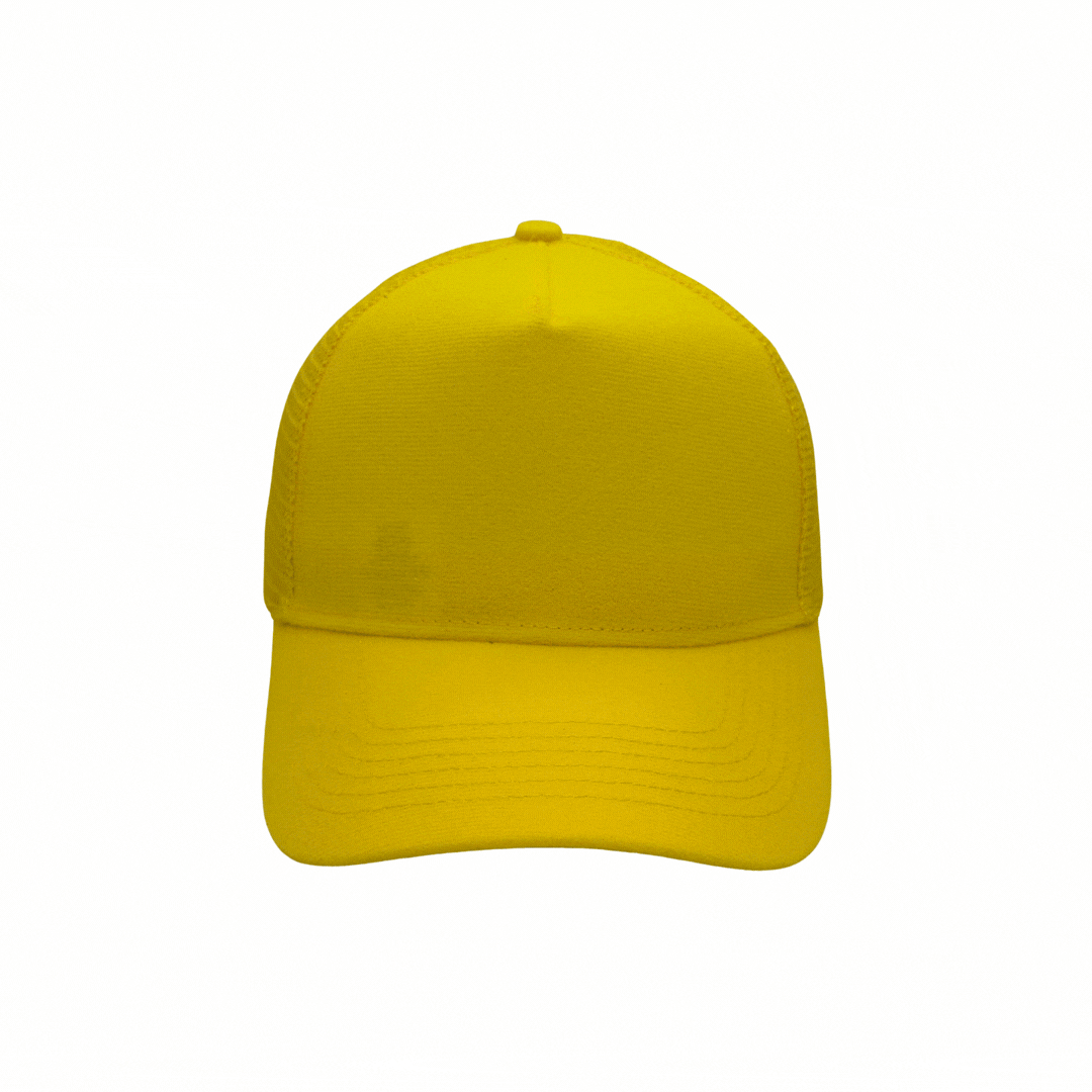 Pack Casquette Trucker - Jaune